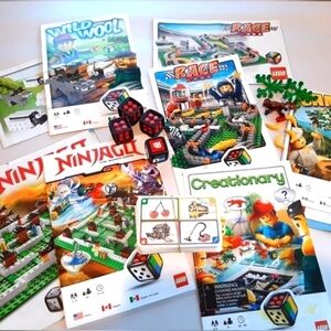 Lego Game Lot Pieces Dice Instruction Manual Replacement Booklets